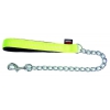 Laisse chaîne pour chien - vert citron - très forte - 4mm - 30mm - 60cm