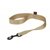 Laisse double épaisseur pour chien en nylon beige - larg 40mm Long 60cm