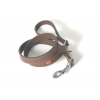 Dog leather lead - Happy dog