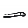 black nylon dog lead - W10mm L 120cm