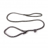 Laisse nylon collier semi-étrangleur Reflectite grise - 1,3 x 180 cm