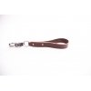 Dog lead brown handle