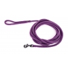 Laisse pour chien - nylon rond mauve - 5 m
