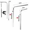 Potence complète pour table pliante de toilettage TP700 et TP680
