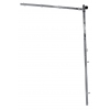 Single adjustable holding arm - 100 x 60cm - square 20mm