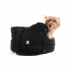 Sac de transport couchette noir pour chien - Elégante 2