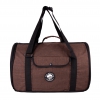 Sac de transport tunnel - Collection Real Dreamer - Marron/Orange - L.42 x l.25 x h.25cm